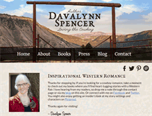 Tablet Screenshot of davalynnspencer.com